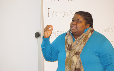 M Adams Speaks to Partners to Policymaking