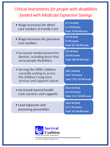 Chart of Medicaid Exp Info