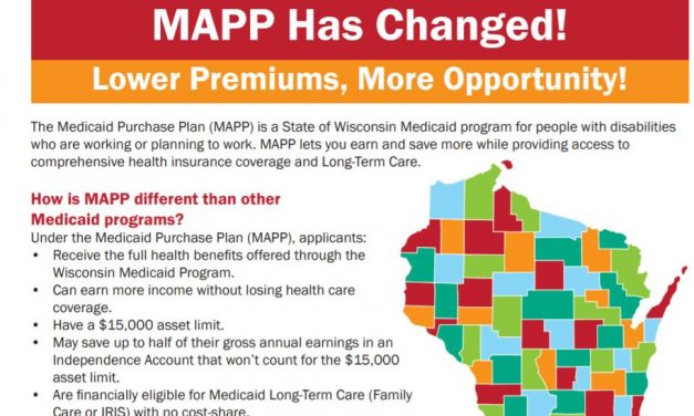 Changes to Wisconsin’s Medicaid Purchase Plan (MAPP)