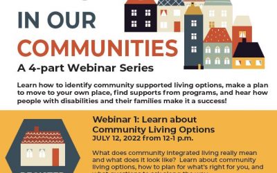 Living in Our Communities: A 4-Part Webinar series on Housing