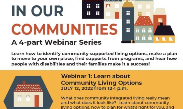 Living in Our Communities: A 4-Part Webinar series on Housing