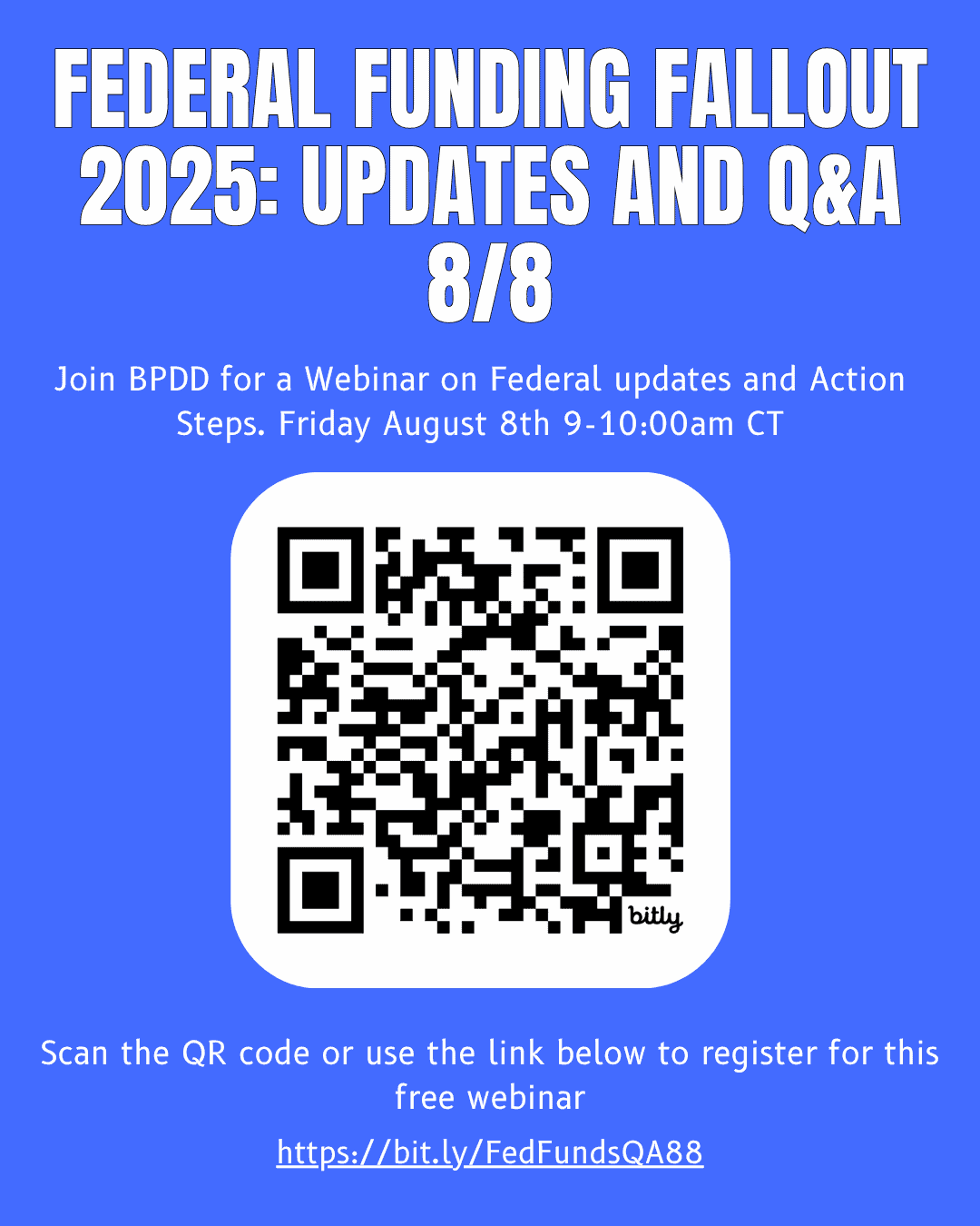 Federal Funding 2025: Update and Q&A 8/8