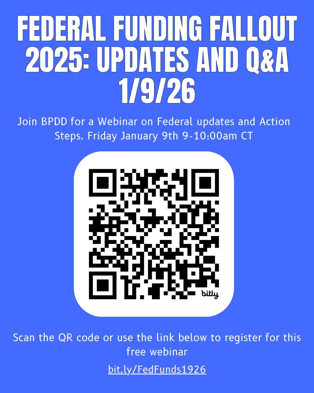 Federal Funding 2025: Updates and Action Steps 1/9