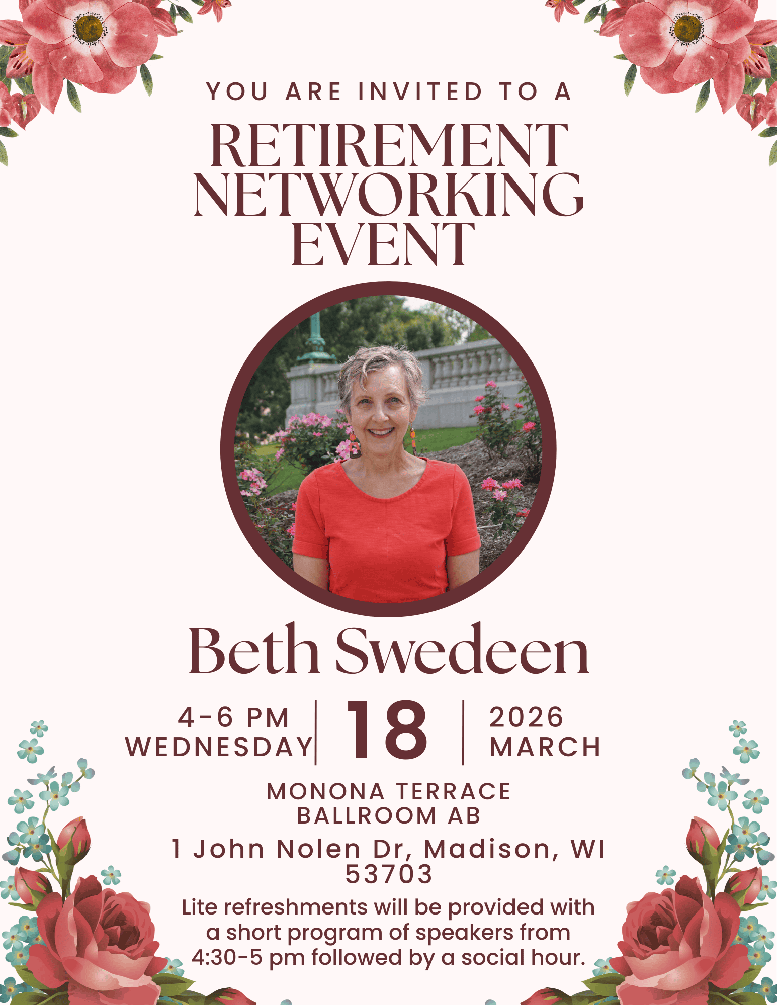 Beth Swedeen Retirement Event and Executive Director Recruitment
